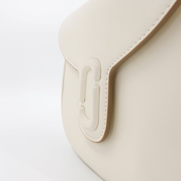 Marc Jacobs Women's The Messenger Saddle Bag Small In Leather White OS - Picture 8 of 15